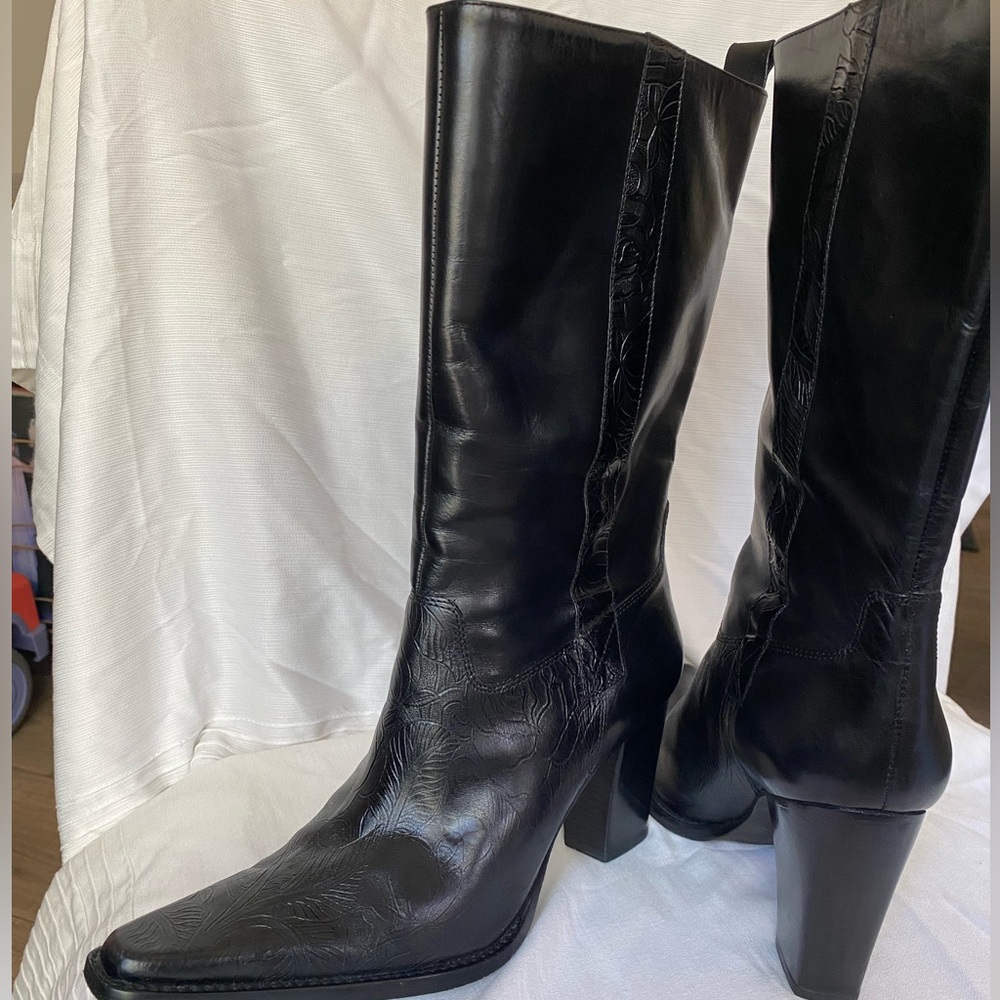 ANTONIO MELANI Black Heeled Boots